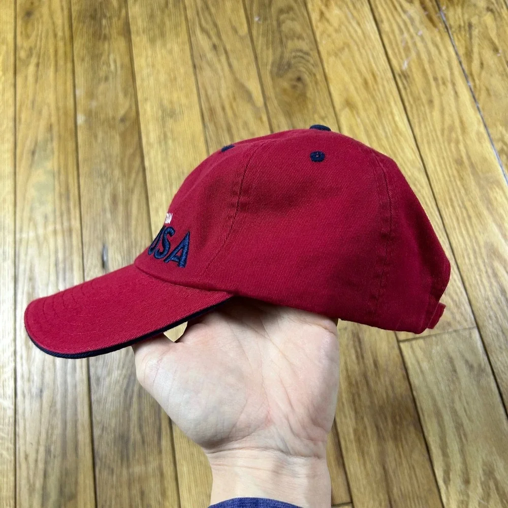 Team USA Olympic Apparel‎ Red Baseball Cap Adjustable Strap